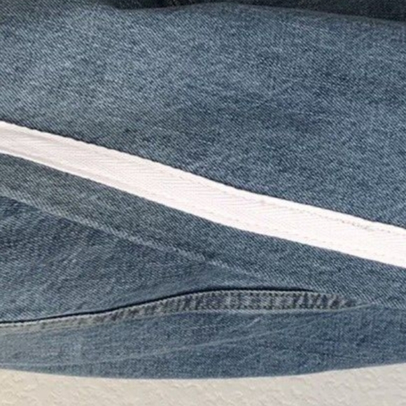 Boyfriend Denim Jacket Mid-Wash Large - Picture 5 of 6